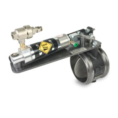 Exhaust Brake Universal 5.0 Inch Remote Mount Air Actuated c/w Air Compressor BD Diesel