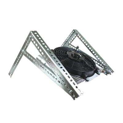 Xtrude Tranmission Cooler with Fan Complete Kit for 1/2in Lines Dodge/Ford BD Diesel