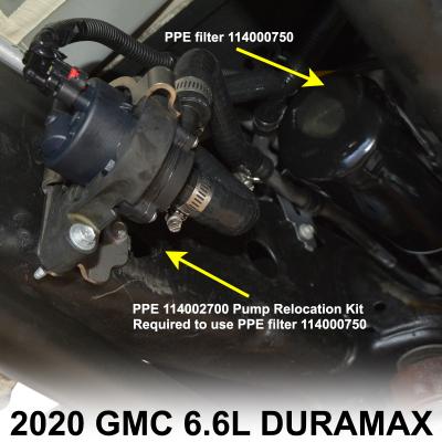Fuel Coolant Pump Relocation Kit