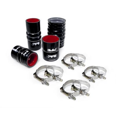 LML 11-16 Silicone Hose And Clamp Kit Black PPE Diesel