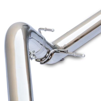 Exhaust Kit 4 Inch Cat Back Single Tip 3.0L Duramax - Pol/Pol