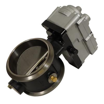 Electronic Exhaust Brake 4.0 Inch Exhaust System RAM 2500/3500 6.7L Cummins 2013-2024 BD Diesel