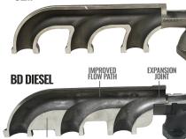 6.7L Cummins Exhaust Manifold Kit Dodge Ram 2007.5-2012 3500/4500/5500 Cab and Chassis BD Diesel