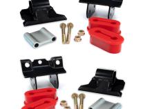 2001-2010 GM 6.6L Duramax Engine Mount Kit 70 Hardness Red