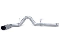 Monster Exhaust System 5-inch Single S/S-Chrome Tip for 10-12 Ram 2500/3500 Cummins 6.7L CCSB CCLB MCSB Banks Power
