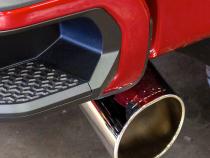 Monster Exhaust System For 20-23 Chevy/GMC 3500 6.6L Duramax, L5P, Dual Rear Wheel Only Chrome Tip Banks Power